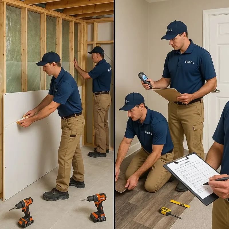 Repairs and Reconstruction process in Edgecomb, ME